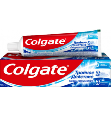 Зубная паста Colgate Тройное действие Экстра Отбеливание 100мл  *12*48