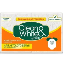 DURU Clean&White Хозяйственное мыло Детское 4х120г