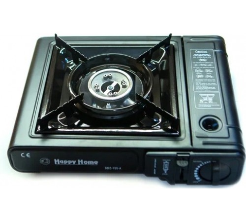 Печка-чемодан газовая "ПИКНИК"  №HA-RM-17 БЕЗ ПЕРЕХОДНИКОМ Черно-красная (6шт/ящ)