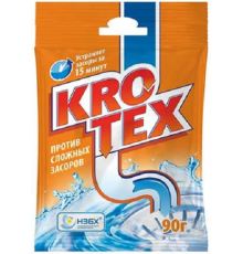 Средство для труб Krotex Granules п/э 90гр Сниженая цена на 30% (50/уп)