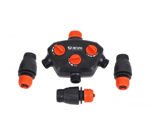 Распределитель для полива Жук с набором коннекторов 1/2 арт.339392-00
