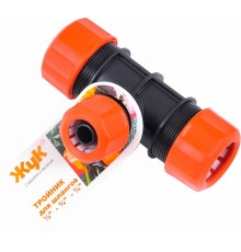 Тройник цанговый "ЖУК" 3/4" - 3/4" - 1/2" 18шт/уп арт. 4039-00