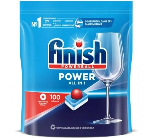 ФИНИШ Таблетки POWER д/посудомоечных машин (100 таблеток) *1*3 / 36 / 108