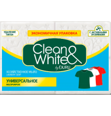 Мыло хозяйственное DURU Clean&White Универсальное  2х120г
