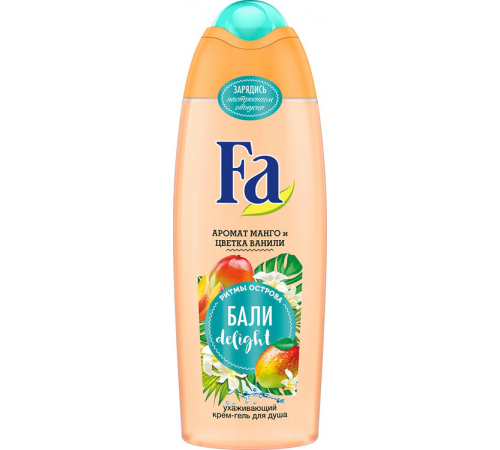 Гель для душа ФА 250мл Ритмы Острова БАЛИ Манго/ Ваниль 5*10