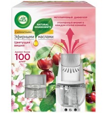 Air Wick Диффузор аромамасел КОМПЛЕКТ Цветущая вишня 19мл