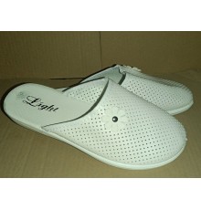 Тапочки женские МЕДИЦИНА БЕЛЫЕ закрытые 37-41 арт М-92-6 , 6пар