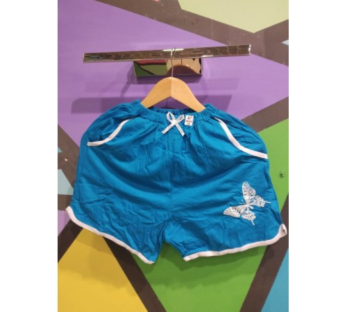 Шорты женские Голубые рр48-56  6шт/уп