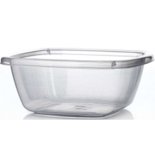 Таз квадратный прозрачный 2.3 л. (100 шт)арт.10125