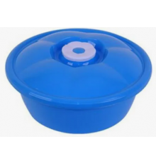 Миска круглая с крышкой 1л.(100 шт) арт.10421