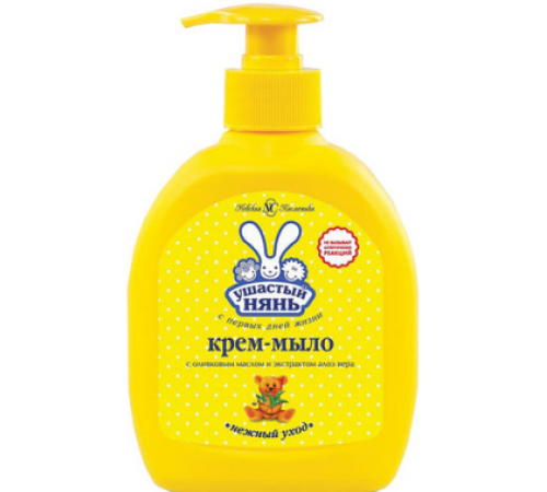 Крем-мыло Ушастый нянь Алое 300мл *12*24 / 1728