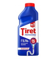 ТИРЕТ PROFESSIONAL гель.для прочистки труб 500мл *2/12 (7506505/8147367)