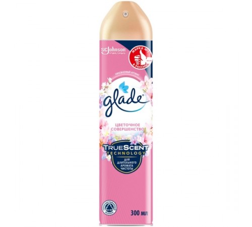Glade Освежитель воздуха Цветочное совершенство  300 мл   *12