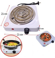 Плита одноконфорочная электрическая кухонная спиральная  2402 (AH-P1) (1х12)