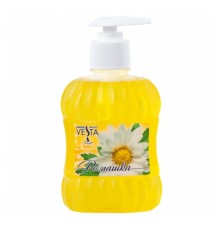Жидкое крем-мыло серии  "Vesta" с дозатором РОМАШКА 315 мл. 15 шт.