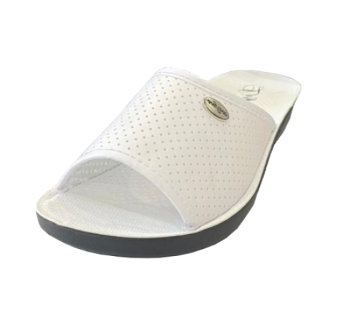 Тапочки женские МЕДИЦИНА БЕЛЫЕ (открытые) 37-41 арт М-92-1, 6пар