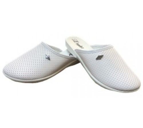 Тапочки женские МЕДИЦИНА БЕЛЫЕ (закрытый нос) 37-41 арт М-92-4, 6пар