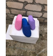 Шлепанцы женская ПВХ (Закрытый нос) ассорти арт 604 (12шт/уп.,р.36-41)