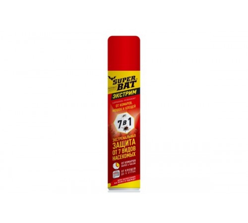 SuperBAT Аэрозоль Экстрим 7 в 1  флакон 150мл, 24шт./кор 01-020