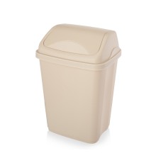 Контейнер "ULTRA" д/мусора  10 л ЭЛЬФ арт. 589 серый (24)