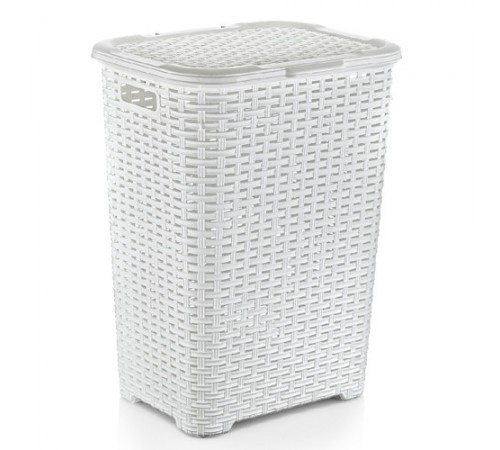 Корзина для белья Плетеная 45л белая (8) шт арт.05006