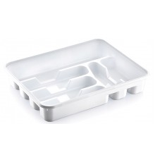 Лоток для столовых приборов. Белый (24) шт арт.14001