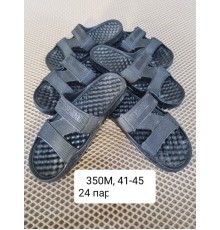 Мужские  шлепанцы ПВХ арт. 350М  ассорти 36-41р (6шт/уп)