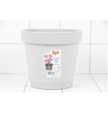 Горшок для цветов "Париж" 2.3 л серый мрамор (48)шт. арт.29002