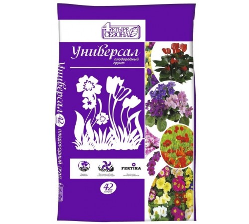 Грунт Плодородный Четыре сезона "Универсал" 42л