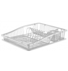 Сушка для посуды "Степ" прозр.маленькая (24) шт арт 7108