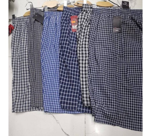 Шорты мужские арт. С18 рр XL-5XL (10шт/уп)  клетка