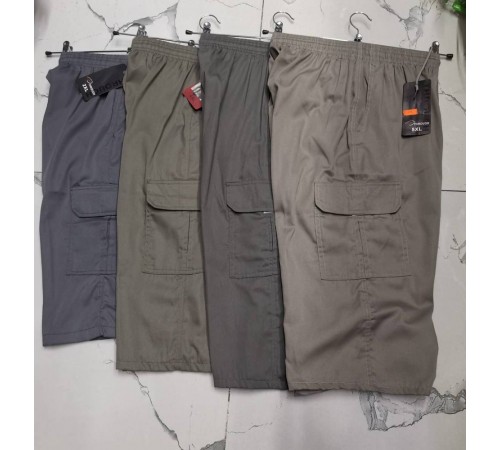 Шорты мужские арт. С12 рр XL-5XL (10шт/уп)  однотон