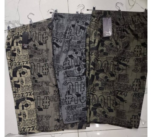 Шорты мужские арт. С17 рр XL-5XL (10шт/уп)  с рисунком