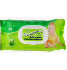 Pamperino №80 влажные салфетки детские с пластик. клапаном арт. 15308