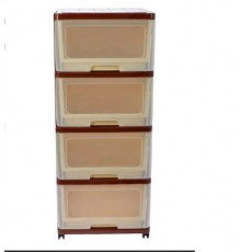 Комод Клиер 4 ящика коричневый(уп 1 шт) 04024