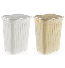 Корзина для белья Плетеная 60л беж (8шт) .05004