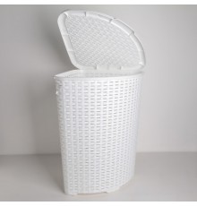 Корзина для белья Плетеная Угл 52 -лт Белый (8) шт 05005
