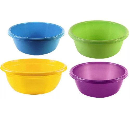 Миска круглая 7л MIX (уп60шт) арт.10325