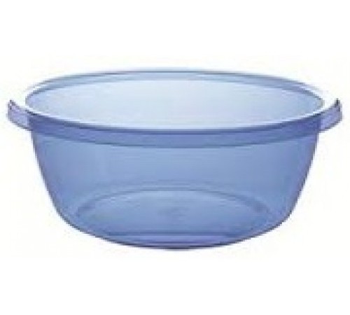 Таз круглый прозрачный 18л (уп 50шт)  арт.10313