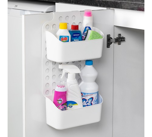 Универсальный подвесной контейнер с регулируемыми ячейками бел (30 шт   09167