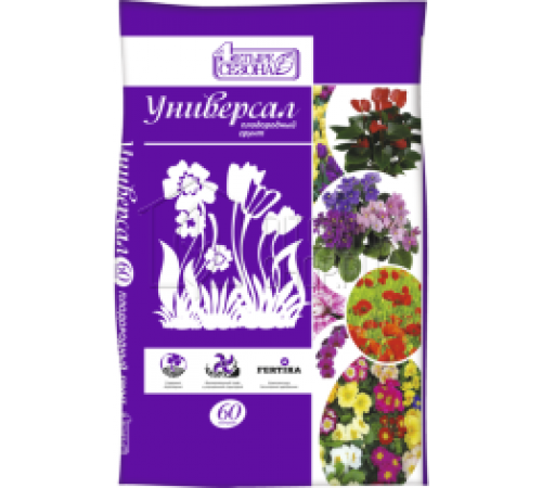Грунт Плодородный Четыре сезона "Универсал" 60л