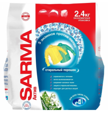 Стиральный порошок Sarma Сарма Автомат Актив Ландыш 2400*6