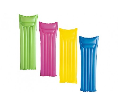 BESTWAY Матрас 44007 (24шт) 183-69см, ремкомплект, 4цвета, в кор-ке,
