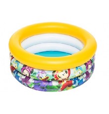 BW Бассейн  91018 (12шт) детский, DM, 3 кольца,вмест.38л, рем.заплата, 70-30см, в кор-ке, 28-21-4см