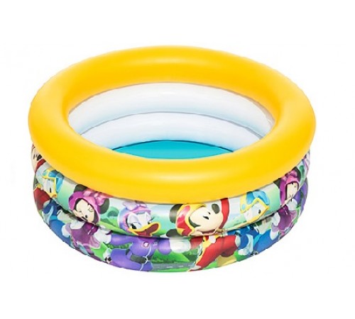 BW Бассейн  91018 (12шт) детский, DM, 3 кольца,вмест.38л, рем.заплата, 70-30см, в кор-ке, 28-21-4см