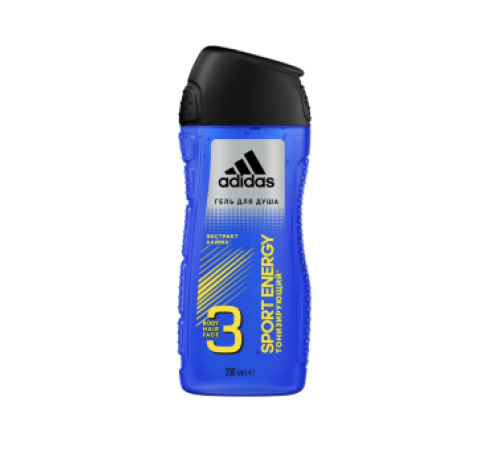 Гель для душа Adidas 3 в 1 для мужчин Adidas Sport Energy 250 мл