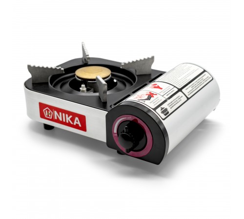 Плита газовая портативная с магнитным фиксатором баллона в кейсе ТМ NIKA Модель-02 (12/уп)