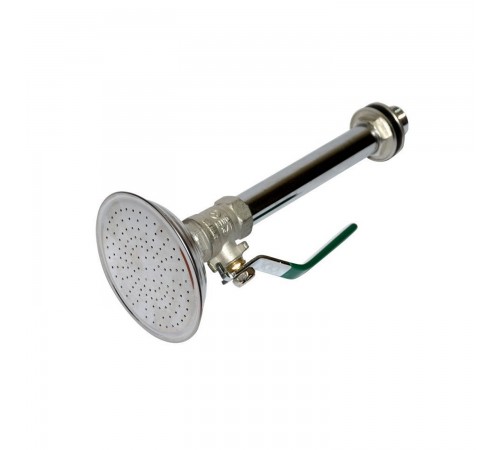 Лейка для летнего душа нерж с шаровым краном