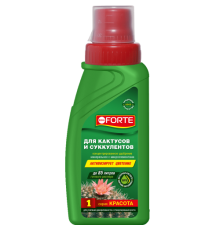 Bona Forte Красота Жидкое минеральное удобрение Для кактусов, флакон 285мл/20