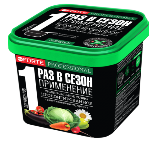 Bona Forte Удобрение сухое гранулированное пролонгированное TURBO Универсальное с кремнием 1л